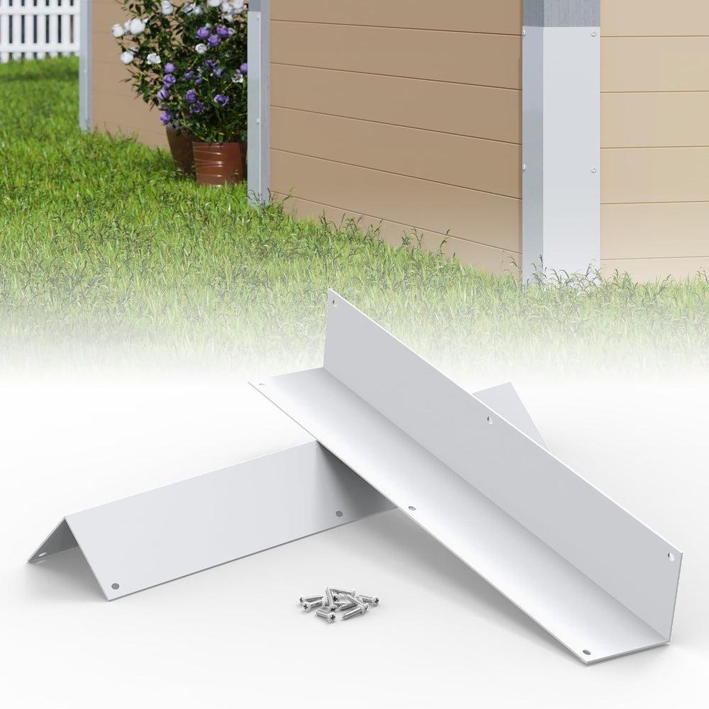 BJADE'S corner guard for vinyl siding ready for installation.