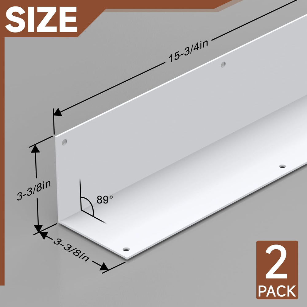 BJADE'S corner guards installed on vinyl siding corners protect edges.