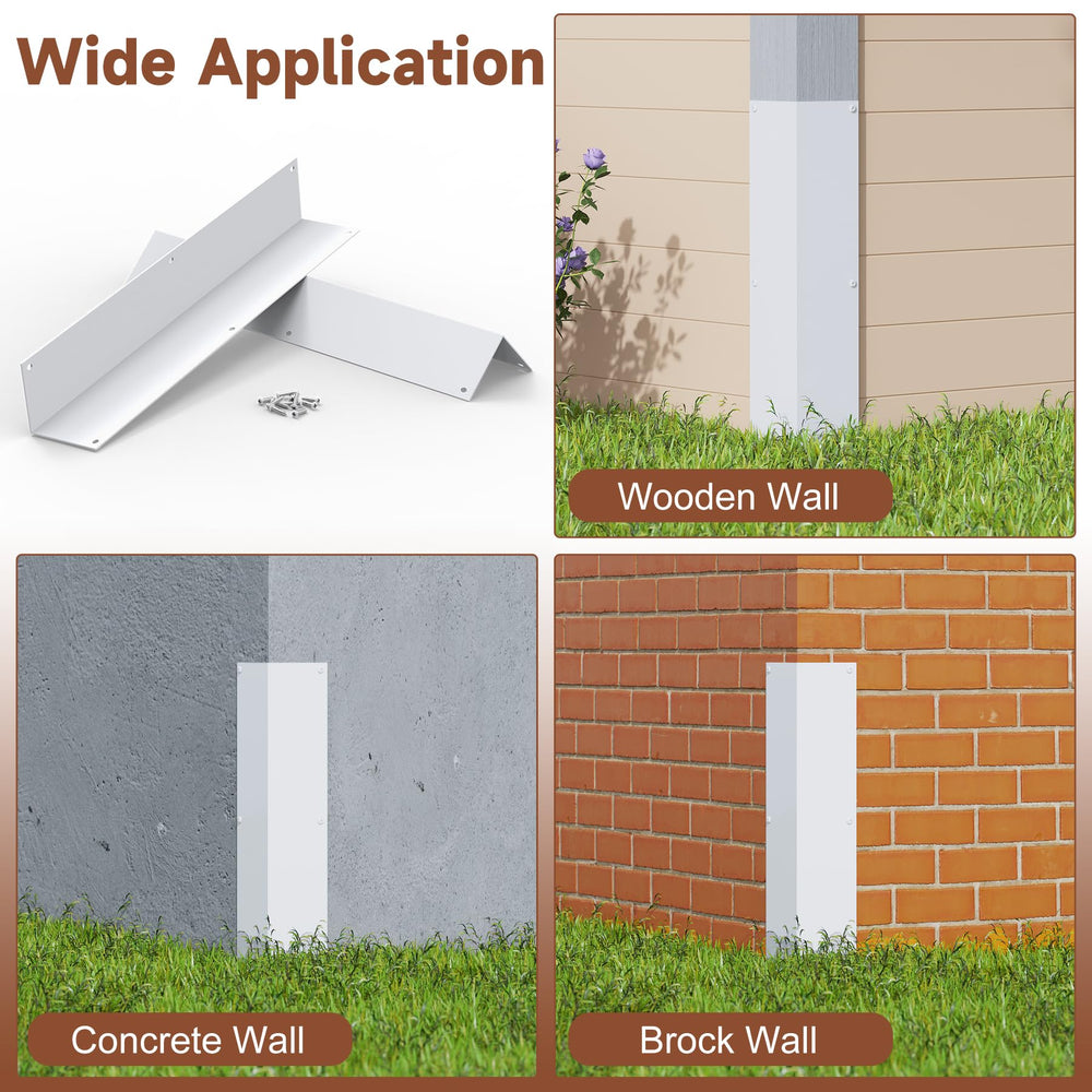 BJADE'S two-pack includes mounting hardware for quick install.