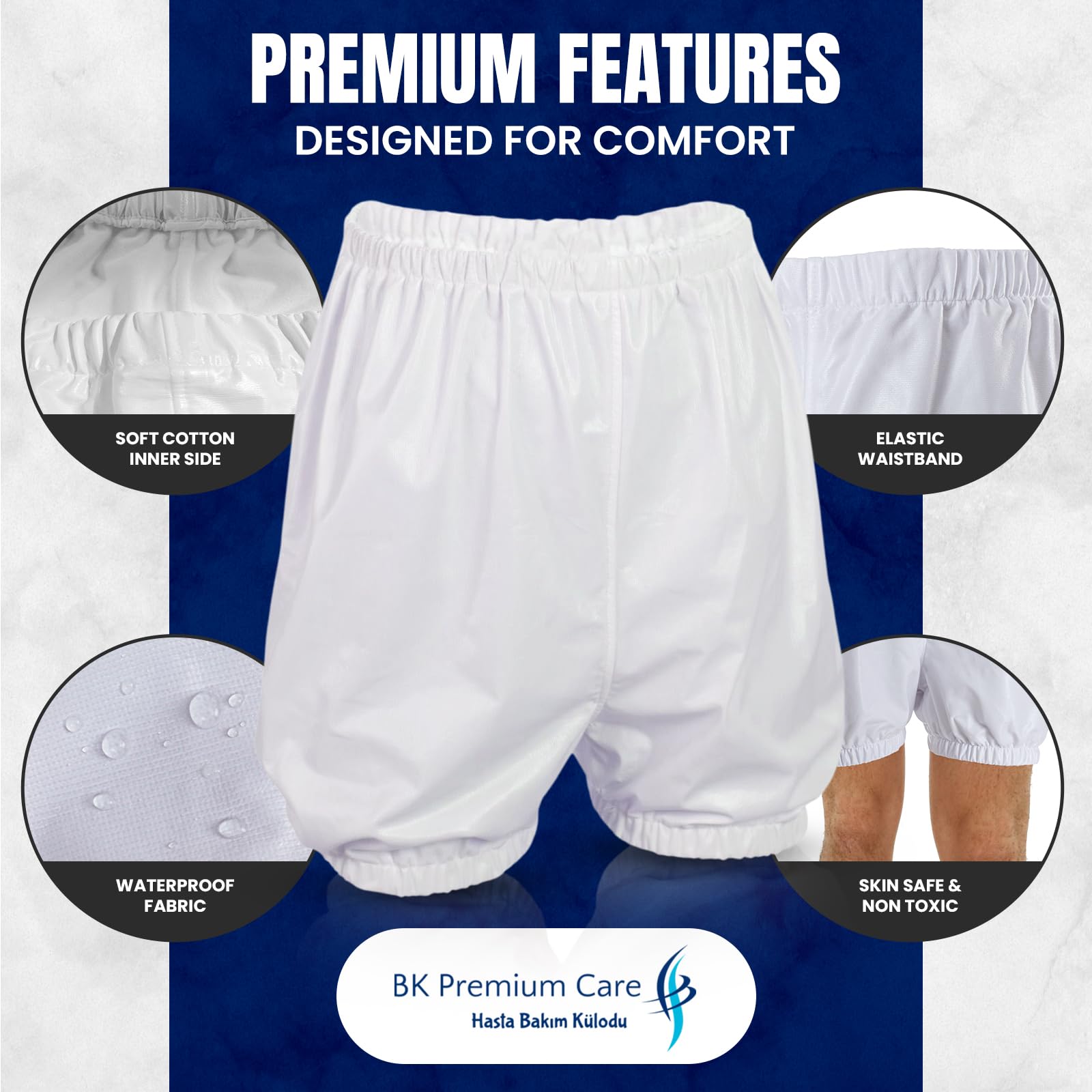 BK Premium Care breathable cotton brief for a dry, comfortable day.