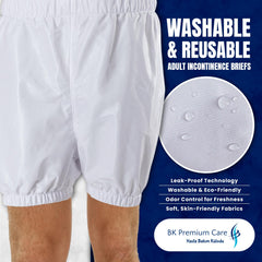 BK Premium Care leak-proof technology keeps moisture away from skin and garments.