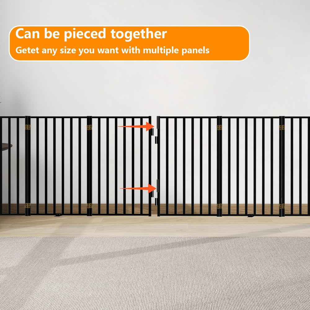 Use at front doors, hallways, stairs, or kitchens for flexible pet boundaries