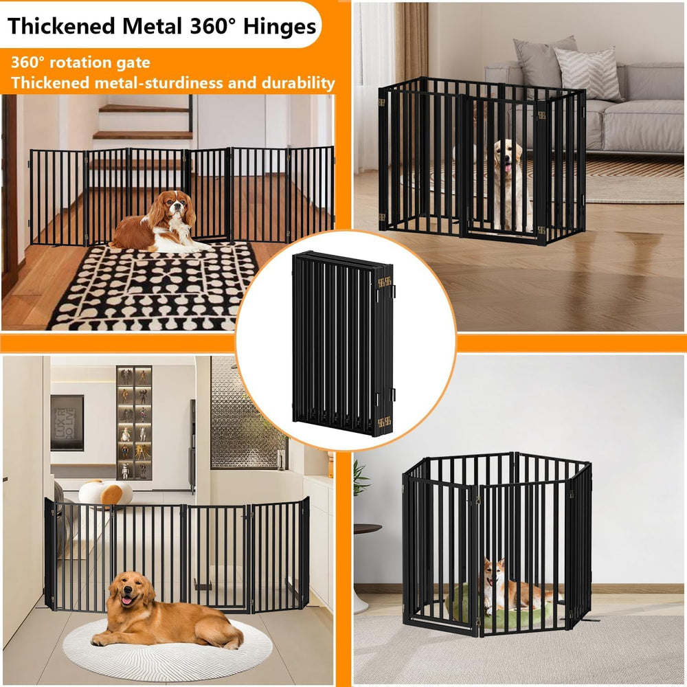 Bknius 0.8mm metal frame offers durable pet barrier against curious paws