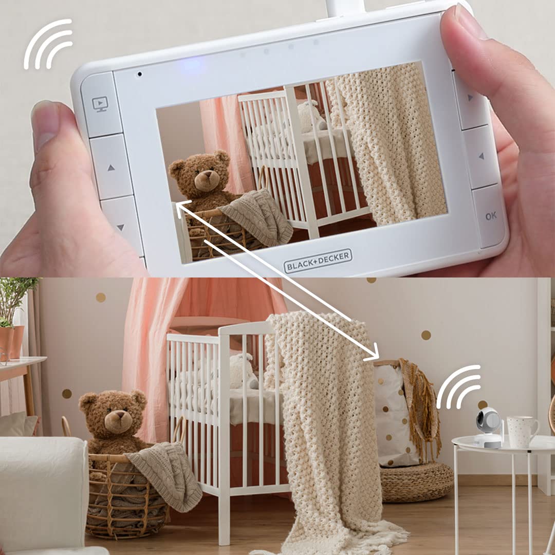 Black+Decker supports up to four cameras for multi-child monitoring.