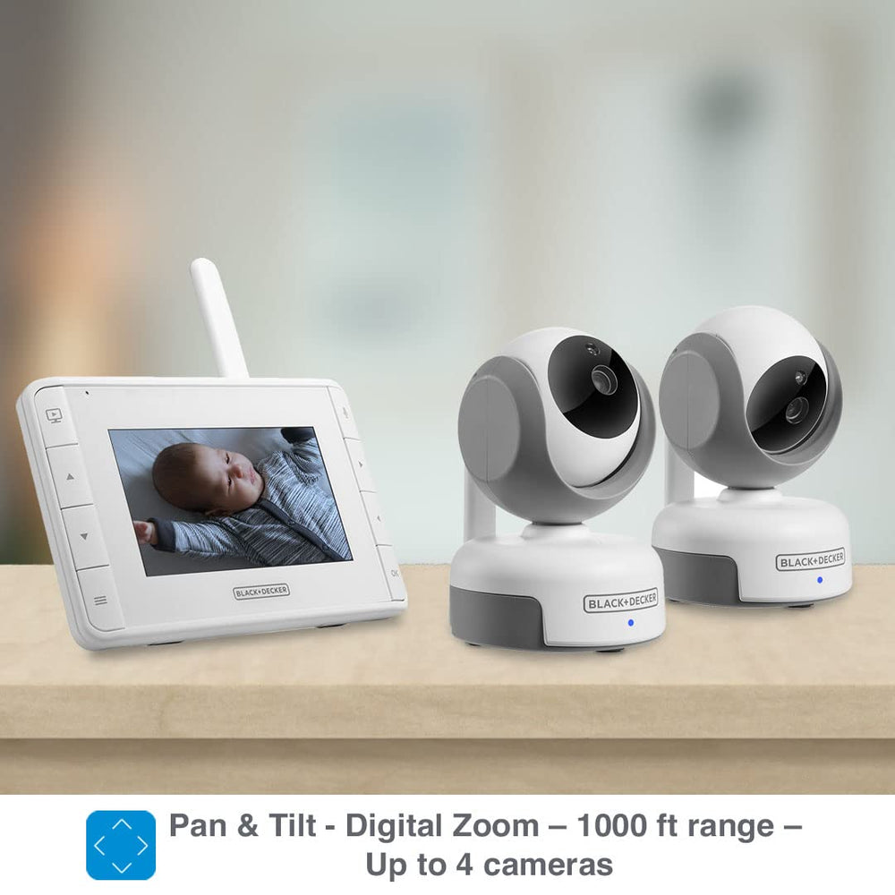 Black+Decker two-way audio lets you soothe from another room.
