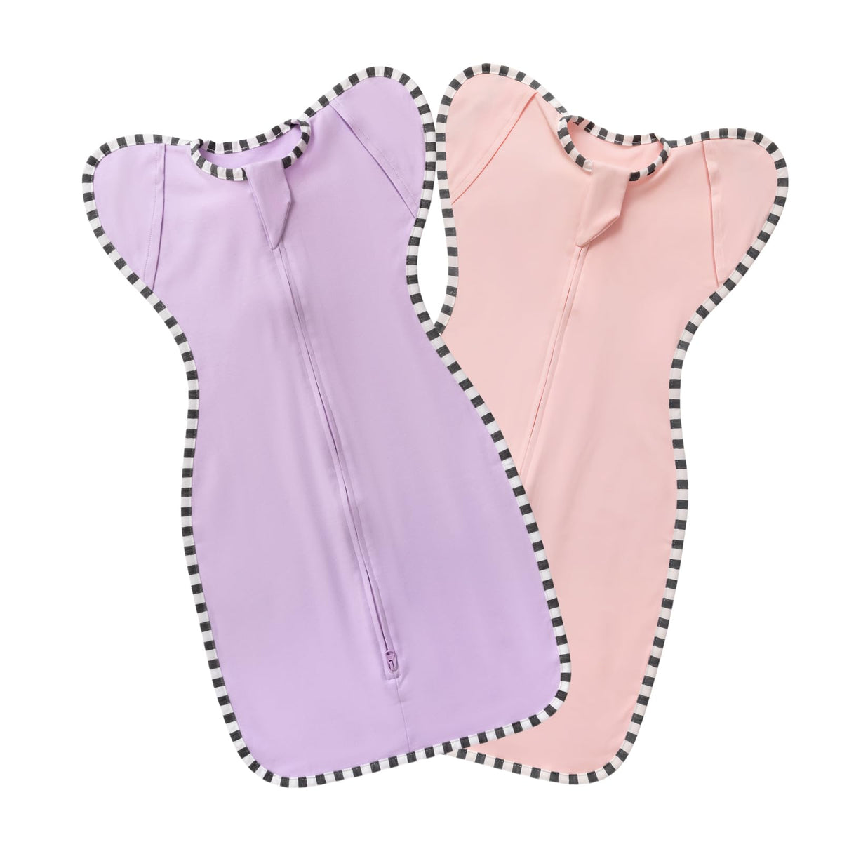Blackleaf Baby swaddle set in pink and purple packaging for quick newborn prep