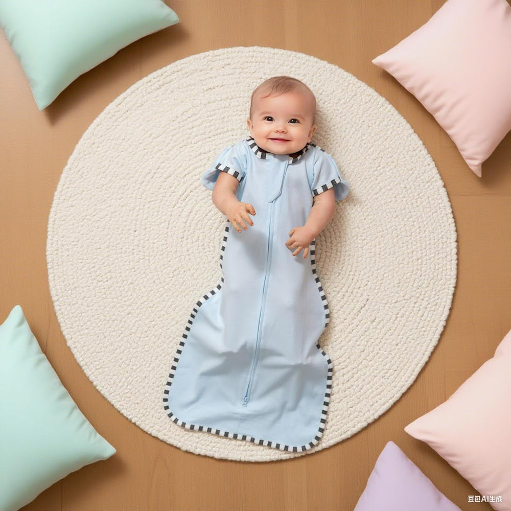 Blackleaf Baby swaddle uses 100% cotton for year-round comfort.