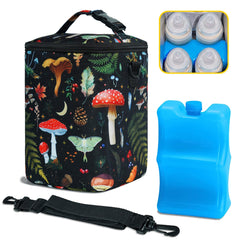 BLantt breastmilk cooler bag with ice pack included for convenient on-the-go feeding.