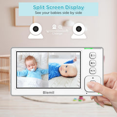 Blemil 4.3-inch IPS display delivers vivid colors for quick checks