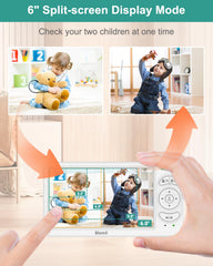 Blemil dual cameras provide wide coverage for safe monitoring
