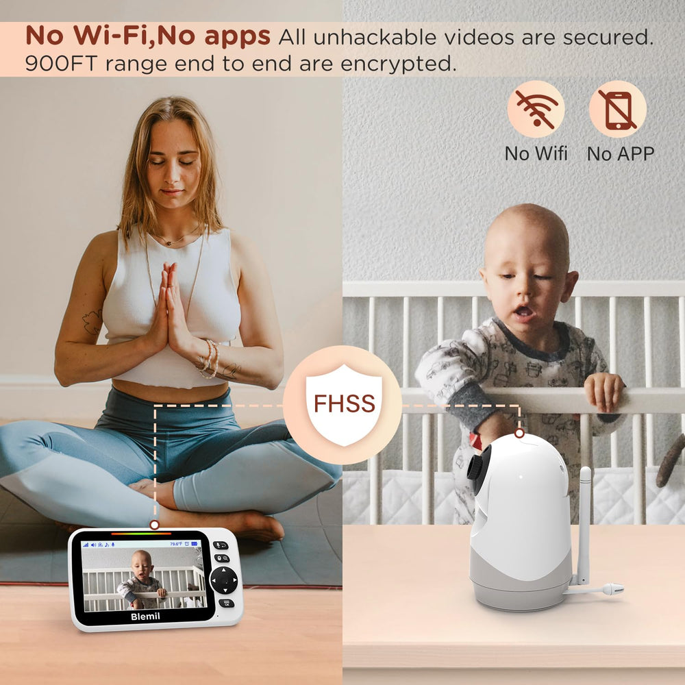 Blemil monitor supports eight languages for global households.