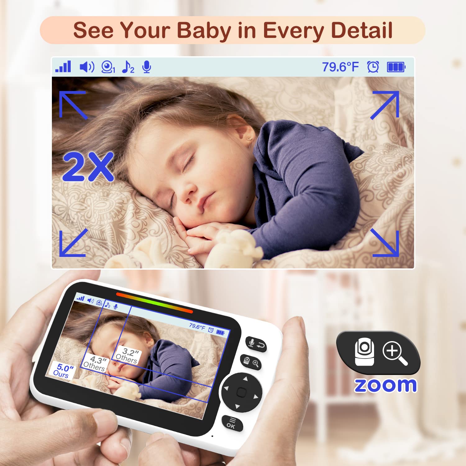 Blemil night vision with infrared and energy-saving mode.