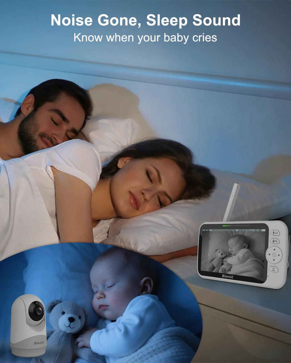 Blemil Upgrade two-way talk to soothe baby remotely