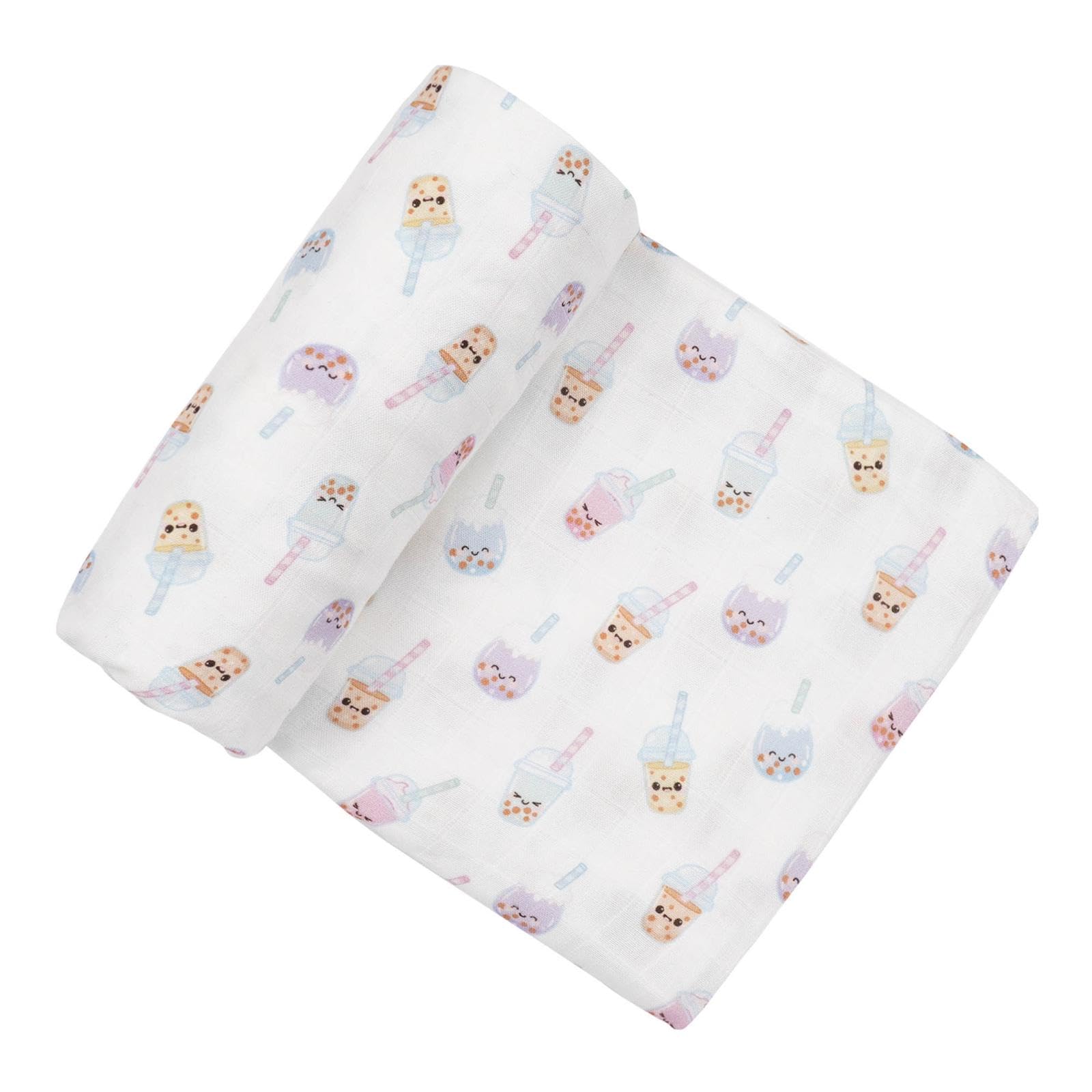 BlessEver muslin swaddle blanket with soft touch, ideal for cozy crib time.