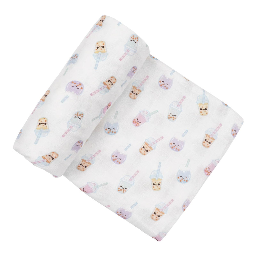 BlessEver muslin swaddle blanket with soft touch, ideal for cozy crib time.