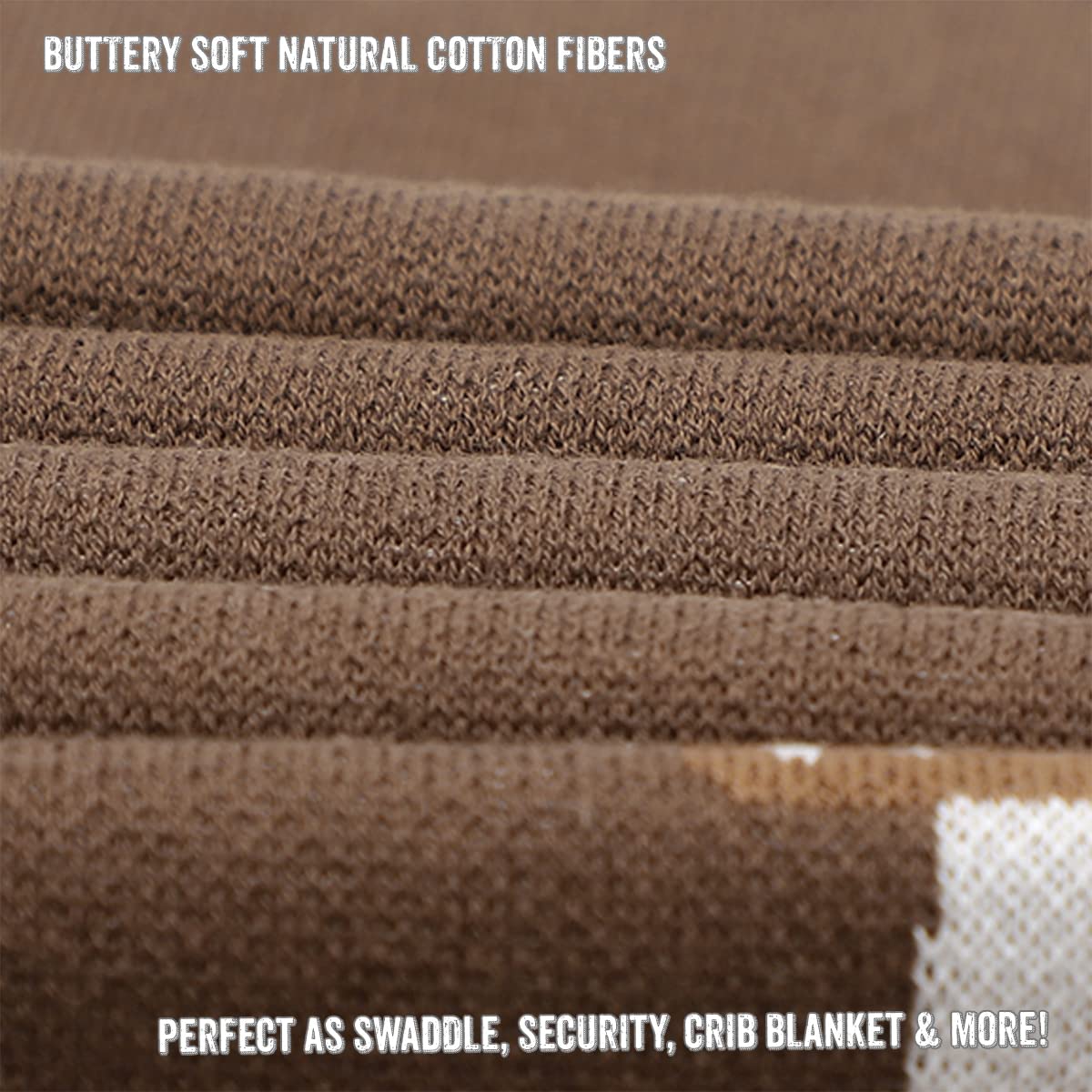 Bleu La La baby blanket ideal for stroller or car seat wraps.