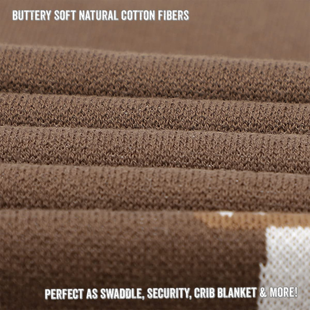 Bleu La La baby blanket ideal for stroller or car seat wraps.