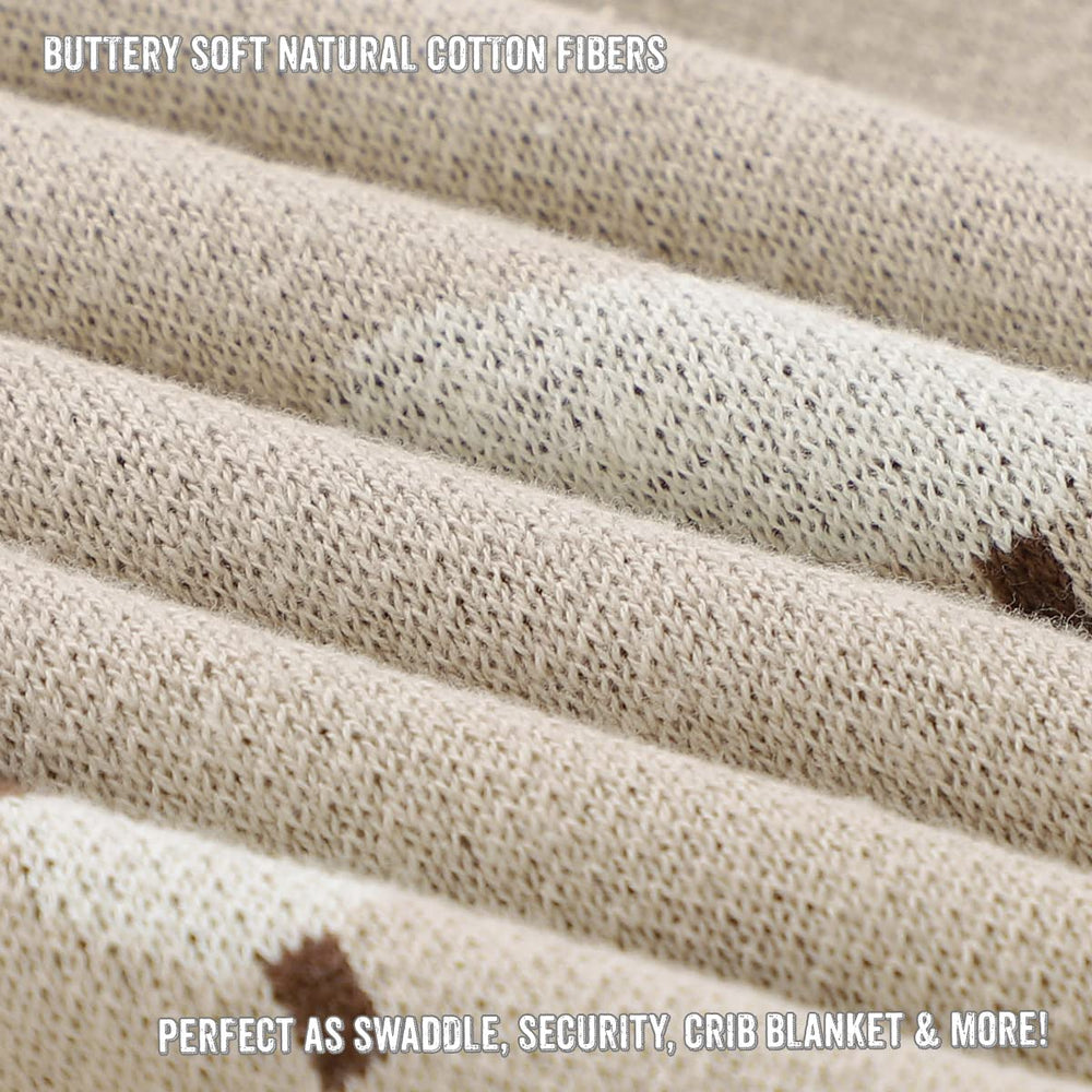 Bleu La La machine-washable blanket stays soft wash after wash.