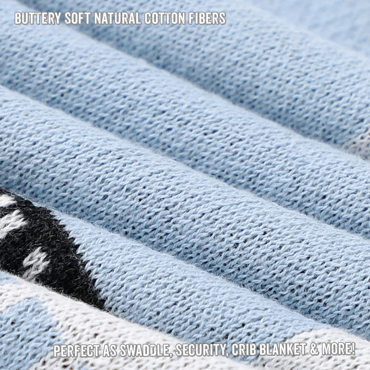 Bleu La La gift-ready wrap blanket makes a thoughtful present.