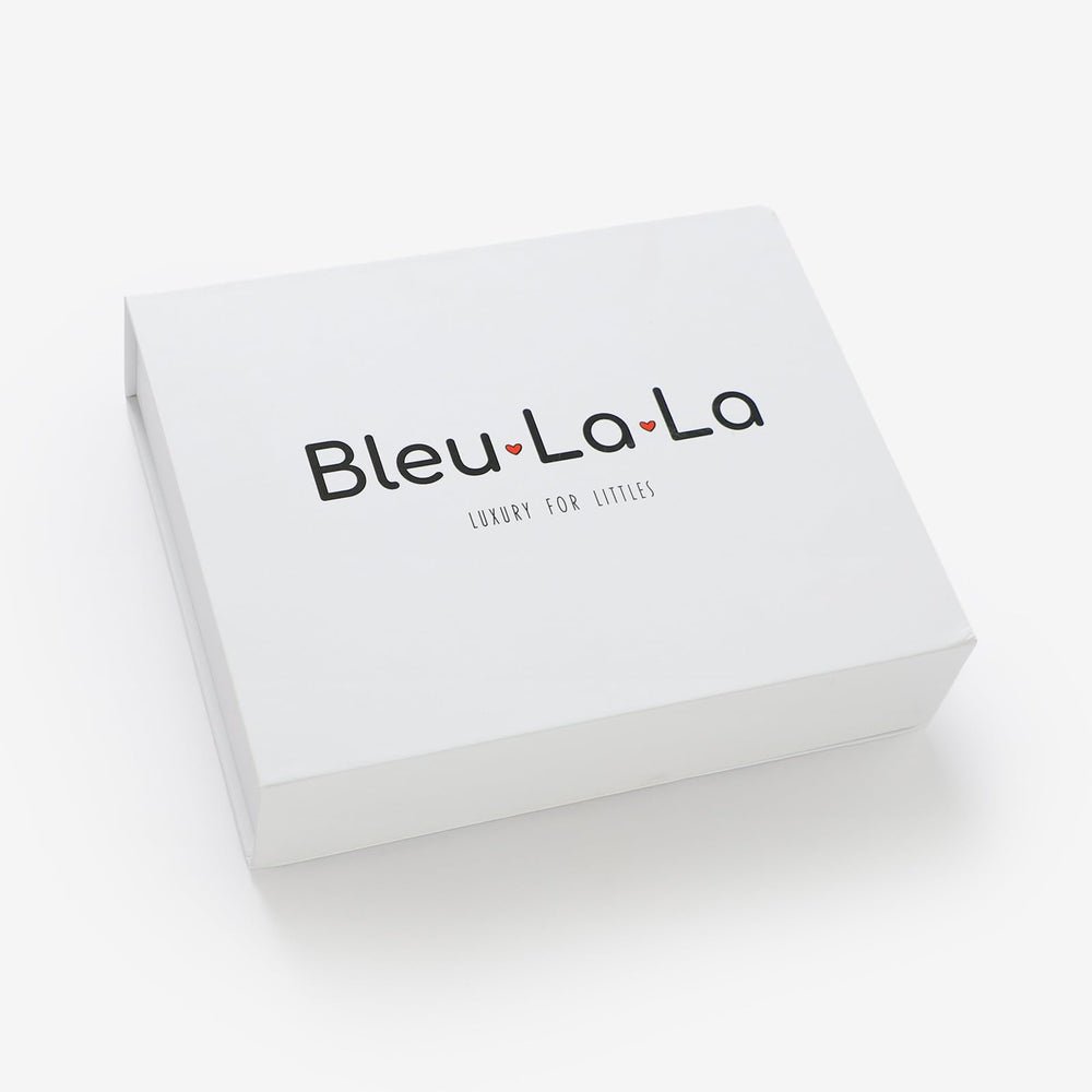 Bleu La La gift wrap ribbon ready to gift presentation