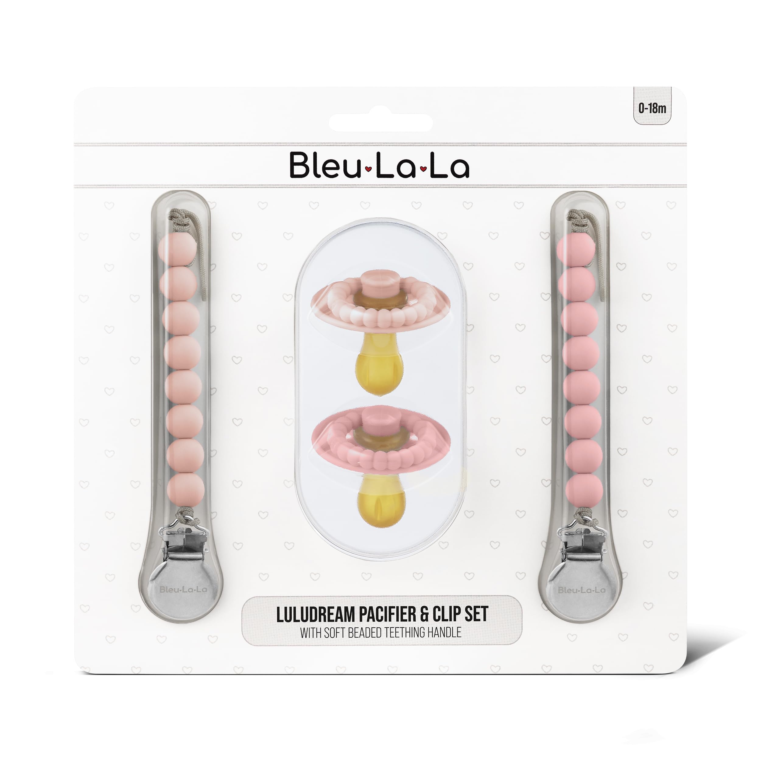 Bleu La La Luladream baby using pacifier during car ride