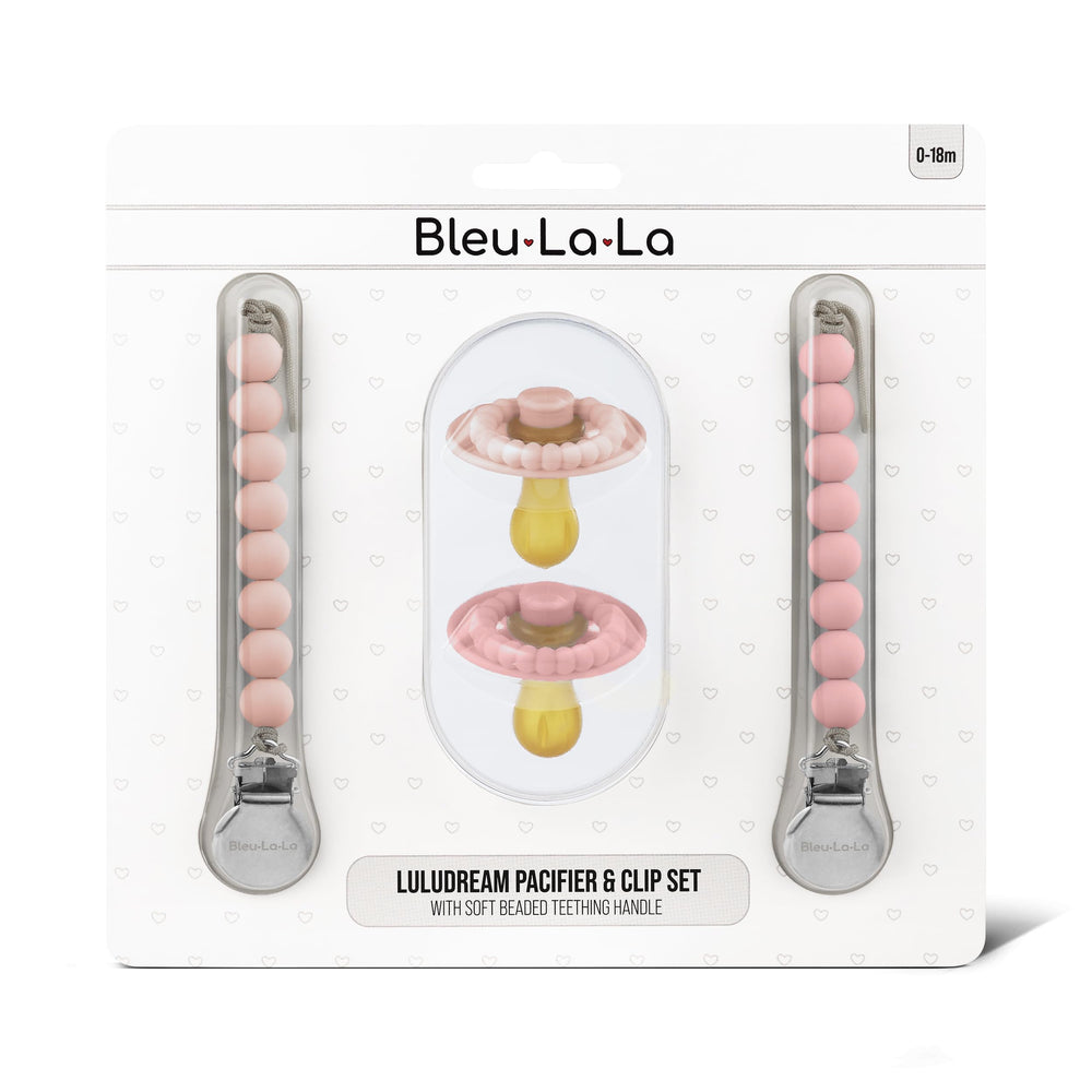 Bleu La La Luladream baby using pacifier during car ride