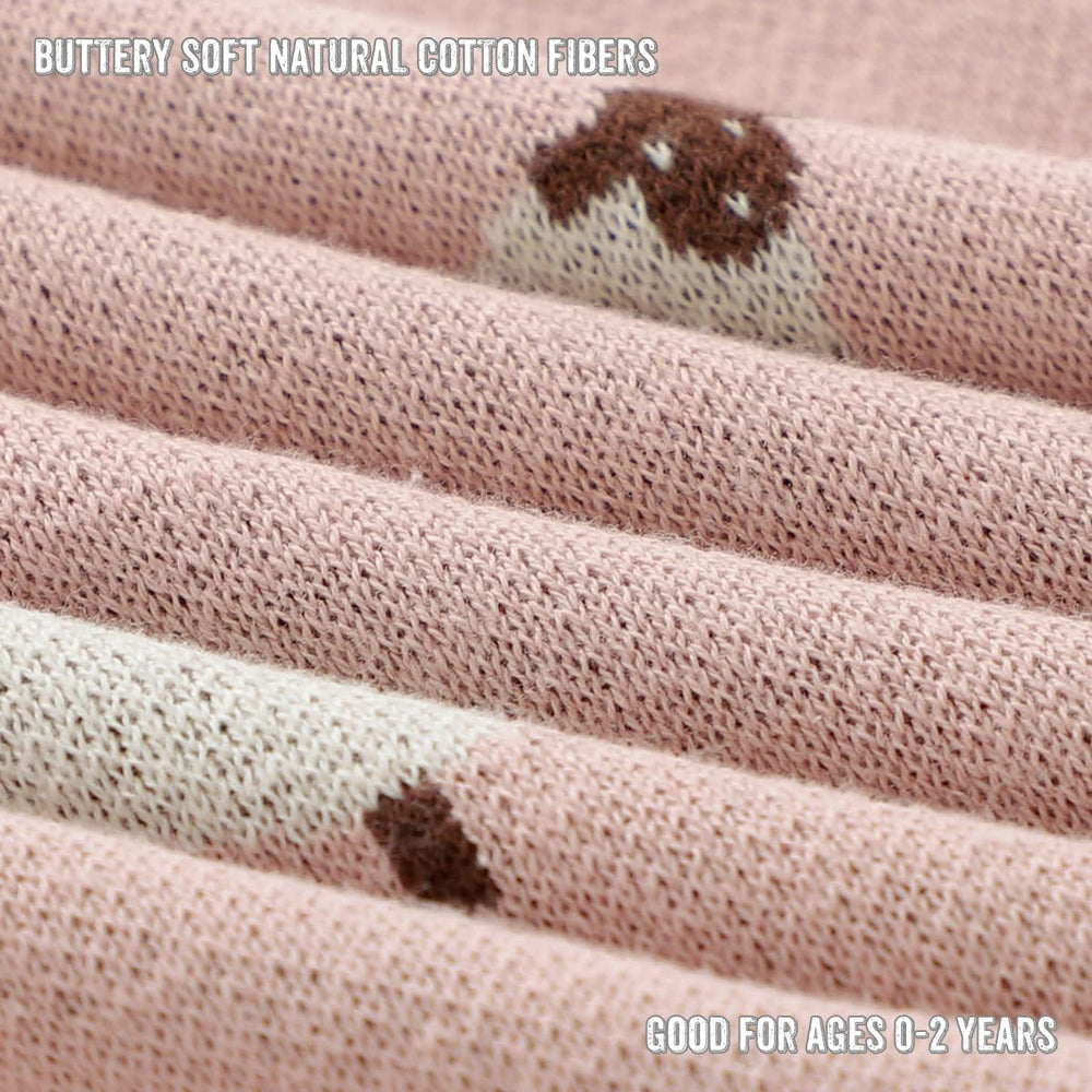 Bleu La La blanket machine washable care ensures easy-clean convenience after everyday use.