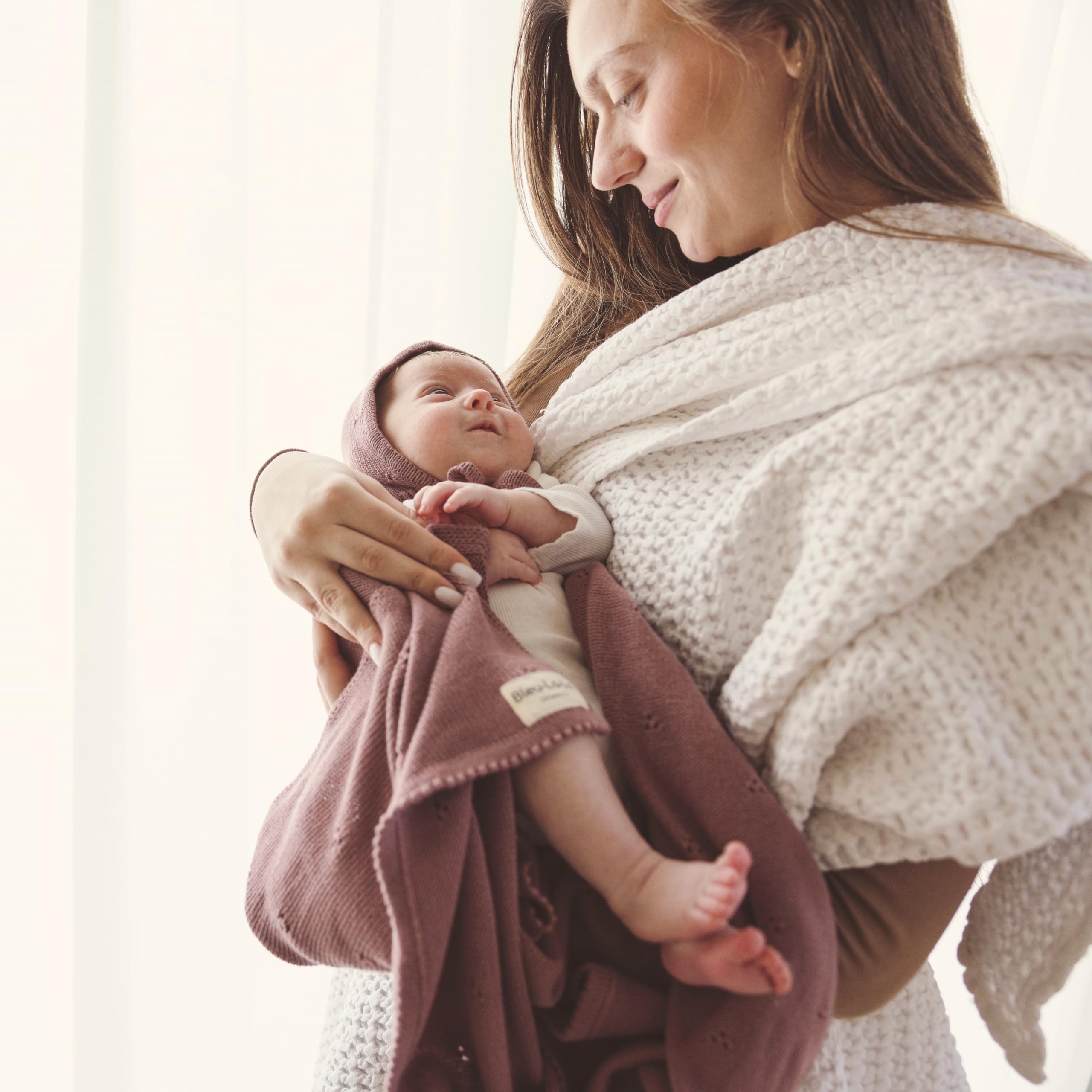 Bleu La La machine washable fabric stays soft after washes.