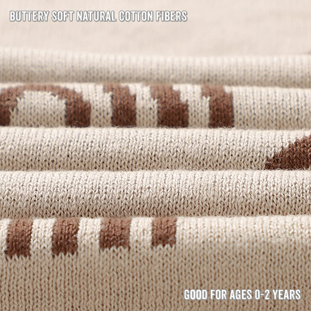 Bleu La La rainbow taupe blanket being machine-washed for easy care