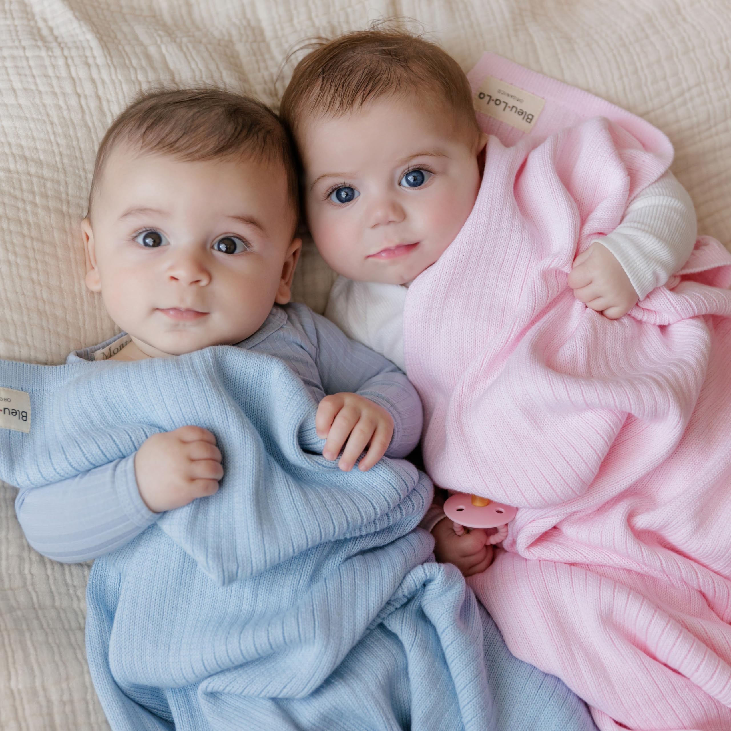 Care instructions for Bleu La La swaddle help maintain softness wash after wash