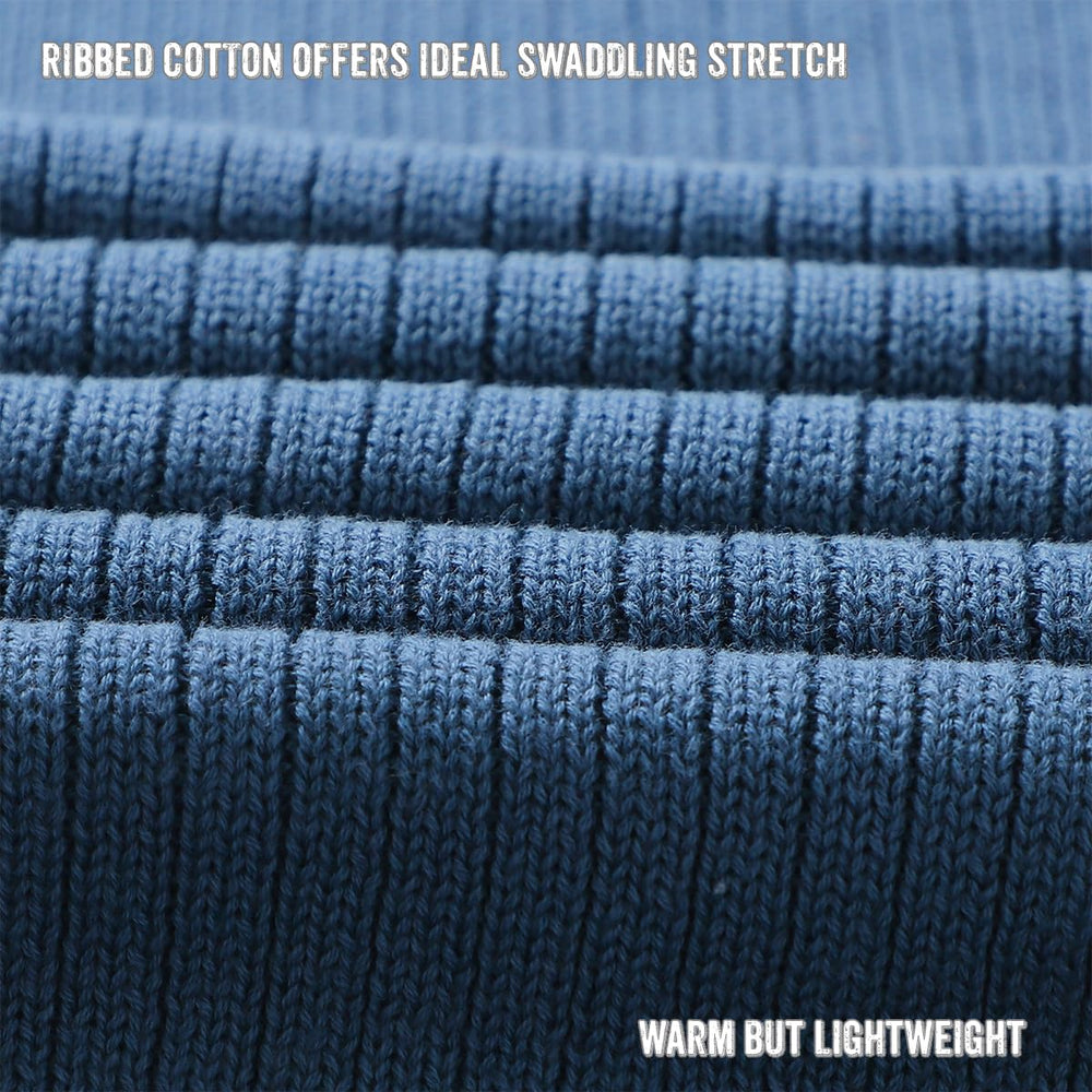 Bleu La La swaddle in unisex colors suitable for any nursery