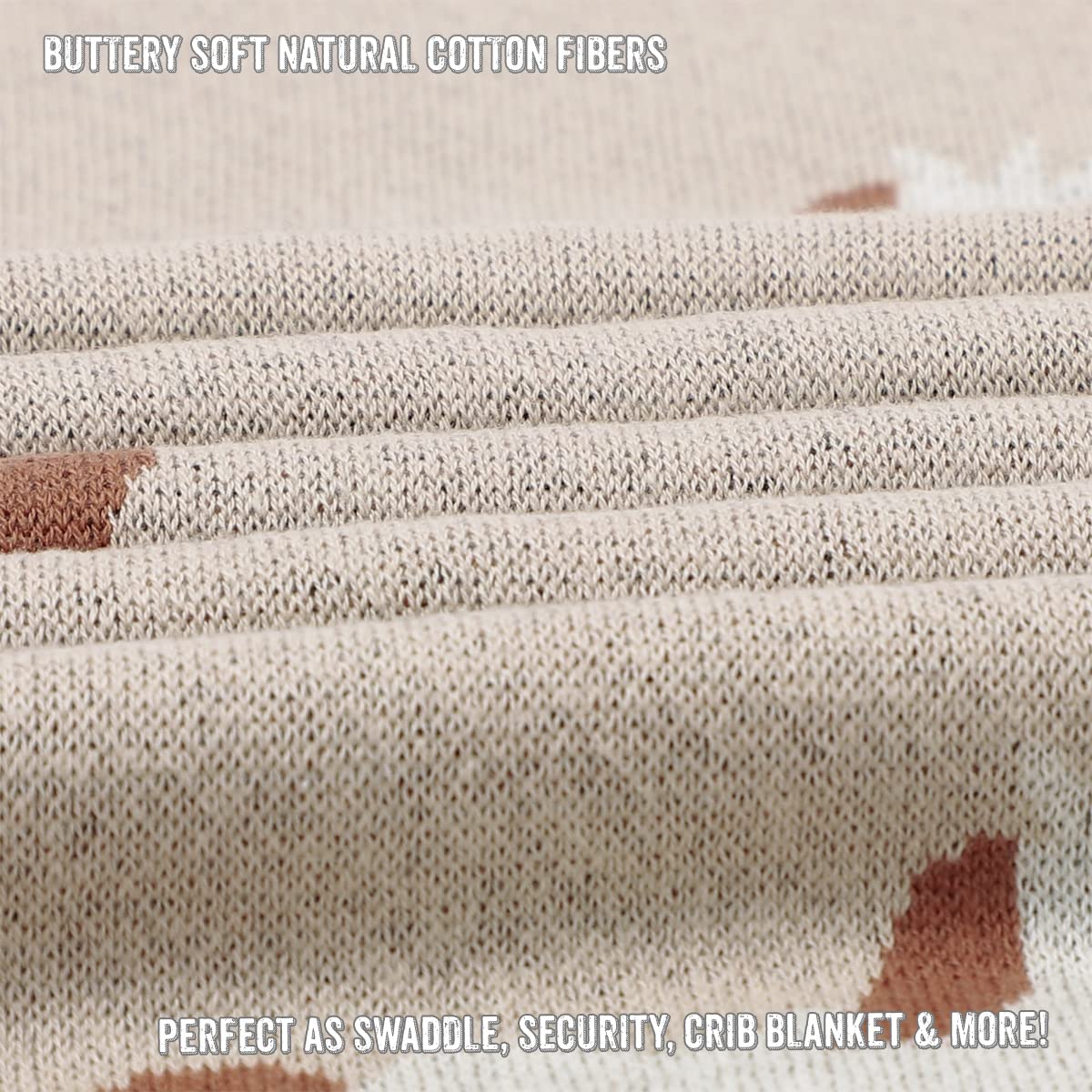 Bleu La La Unicorn Cream blanket machine washable for easy care.