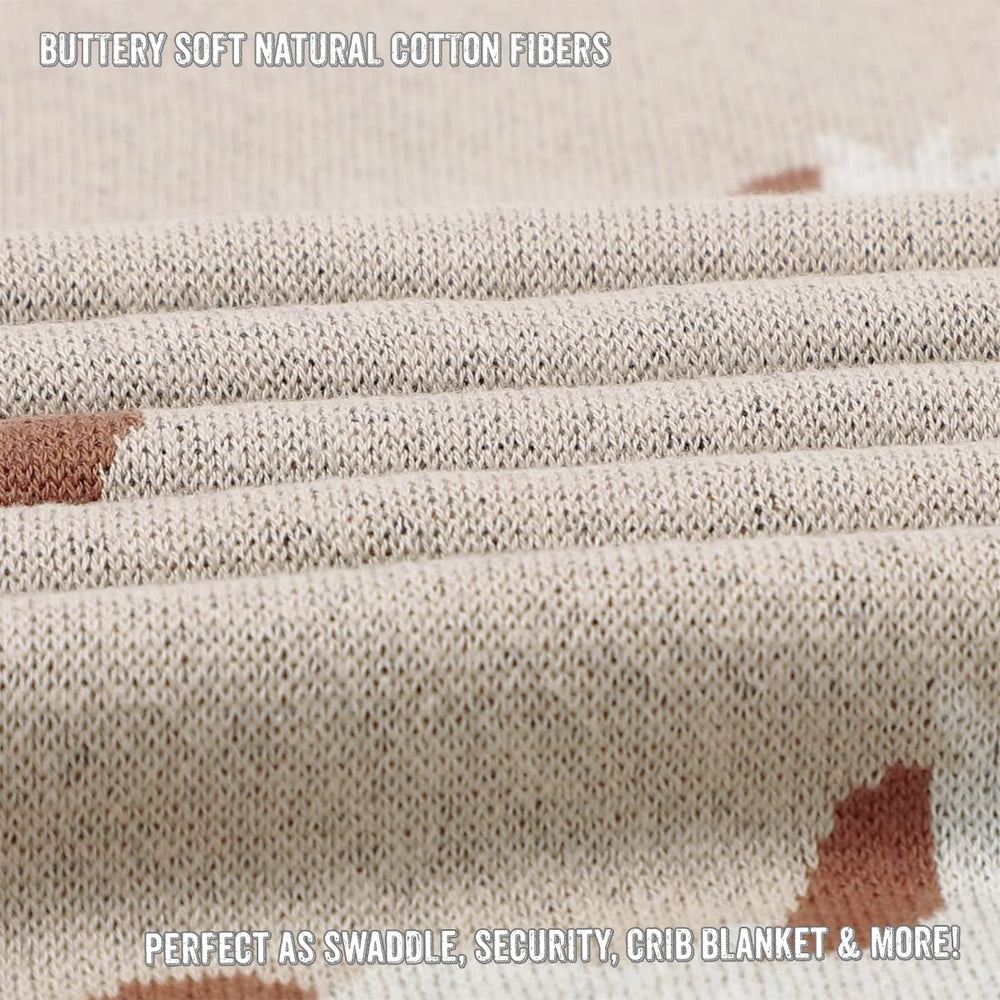 Bleu La La Unicorn Cream blanket machine washable for easy care.