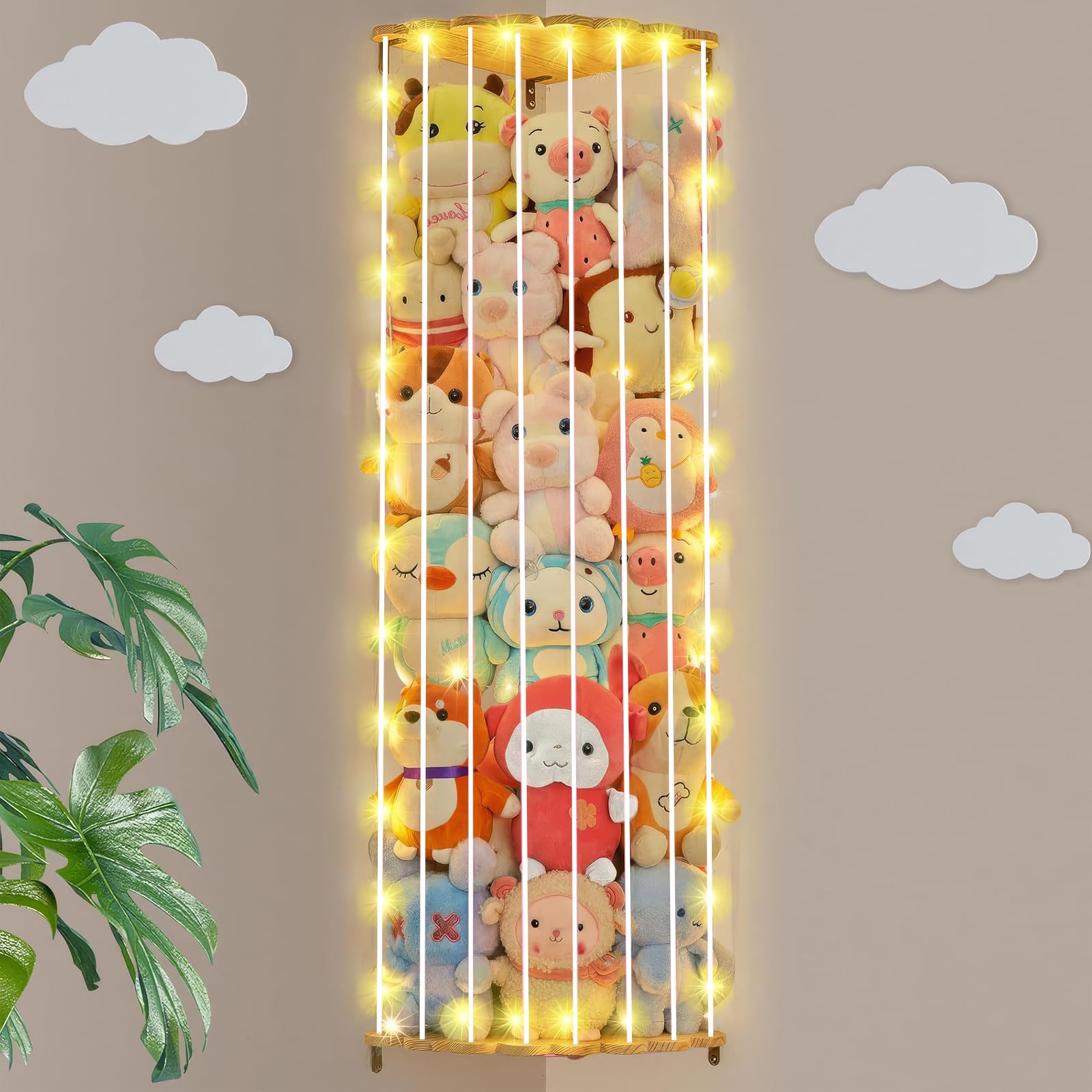 Blingbin decorative and practical storage enhances kid-friendly bedroom corners.
