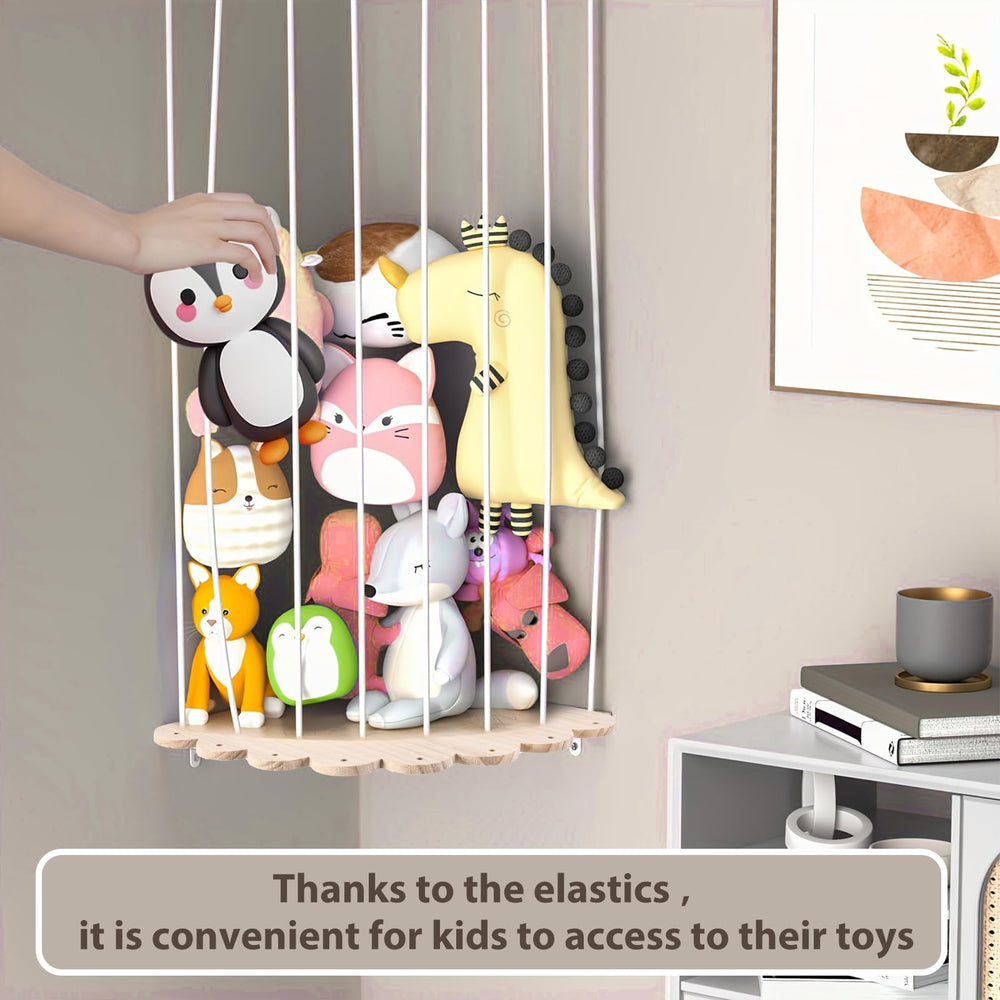 Blingbin versatile storage for plush toys, clothes, and sundries in one place.