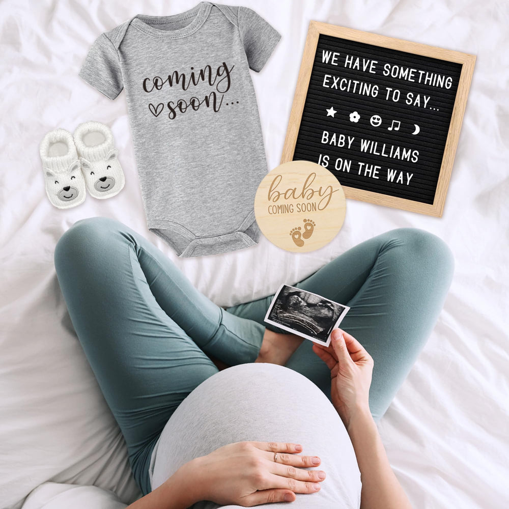 Blinking Stars felt letter board with letters and storage pouch