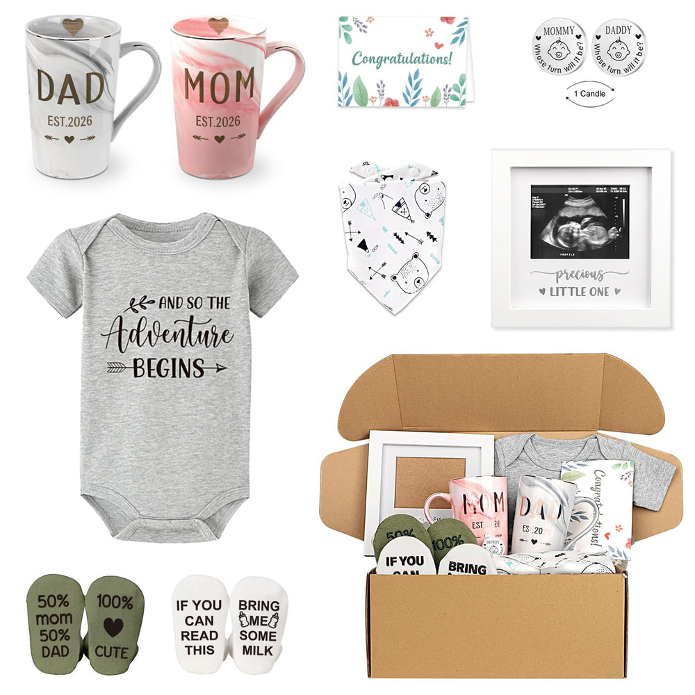 Blinking Stars mom and dad marble mugs for new parents and mornings