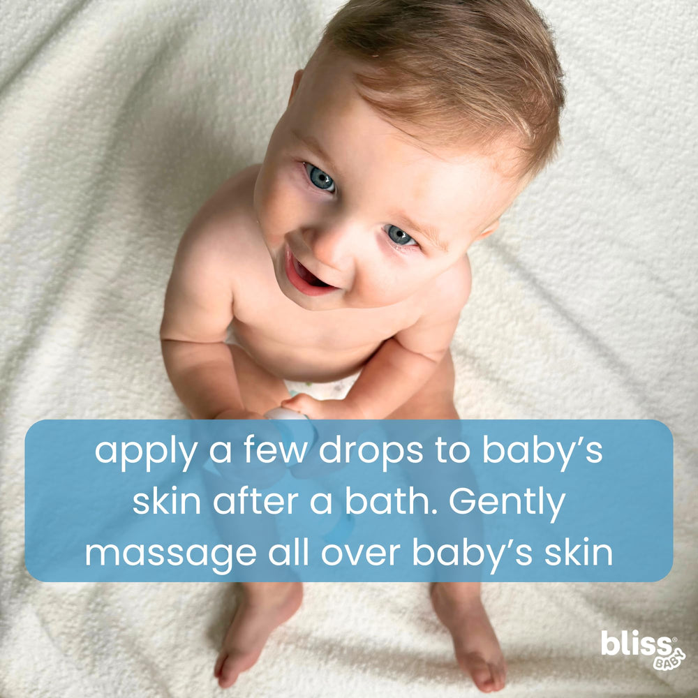 Bliss Baby Oil made in USA with premium global ingredients