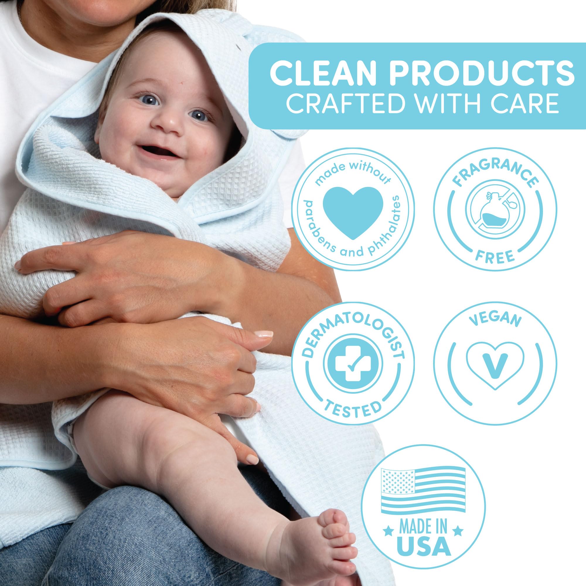 Family-friendly use across babies to kids with sensitive skin
