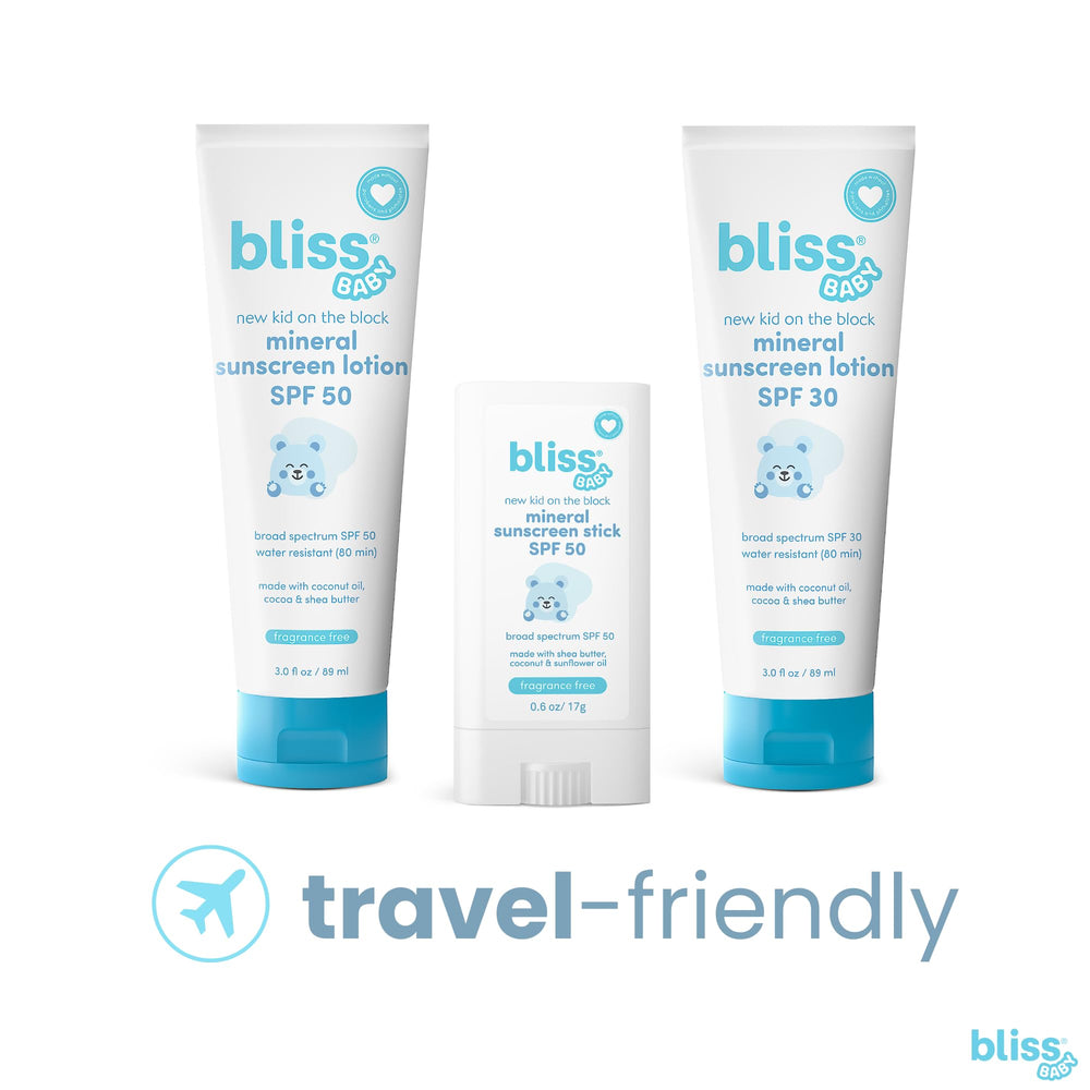 Bliss Baby Sunscreen family-use scene suitable for all ages outdoors.