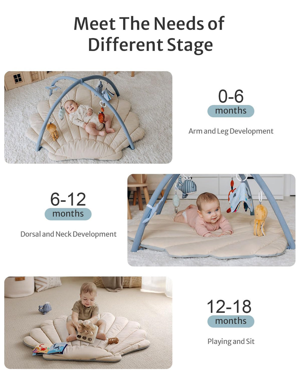 Blissful Diary 300D Oxford bottom ensures stable, durable play