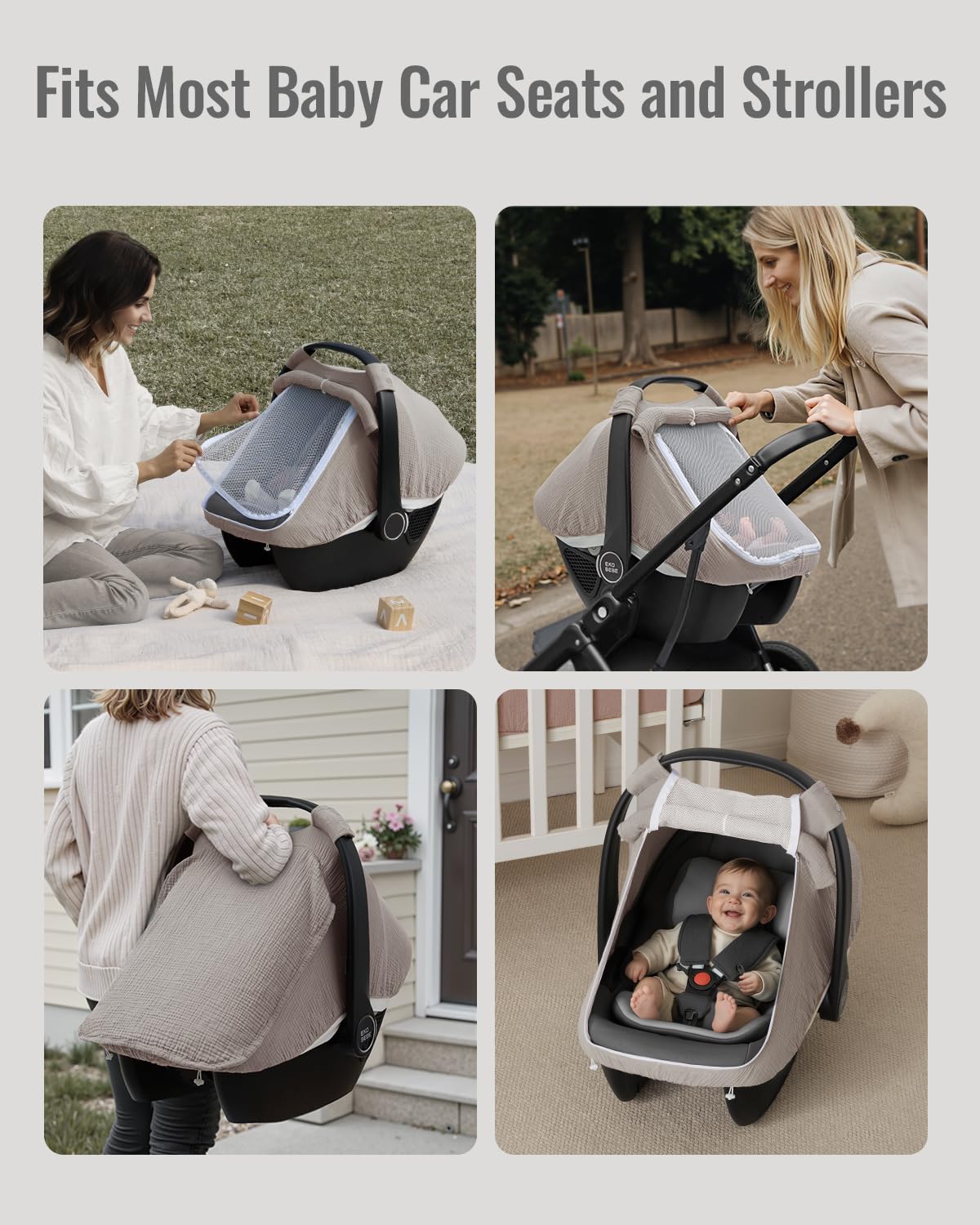 Agreeable Gray tone adds neutral, modern style to car seats.