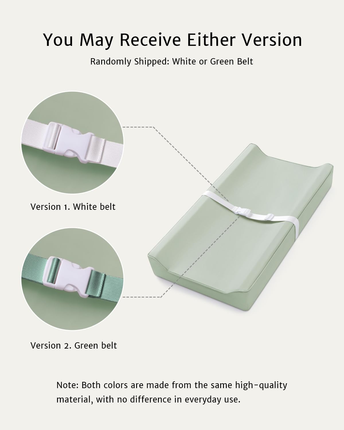 Blissful Diary light green design adds calming nursery style.