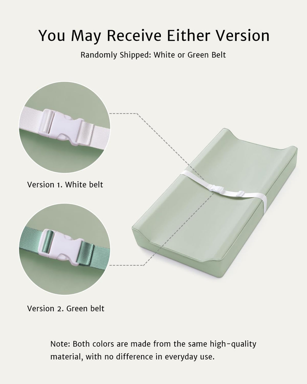 Blissful Diary light green design adds calming nursery style.
