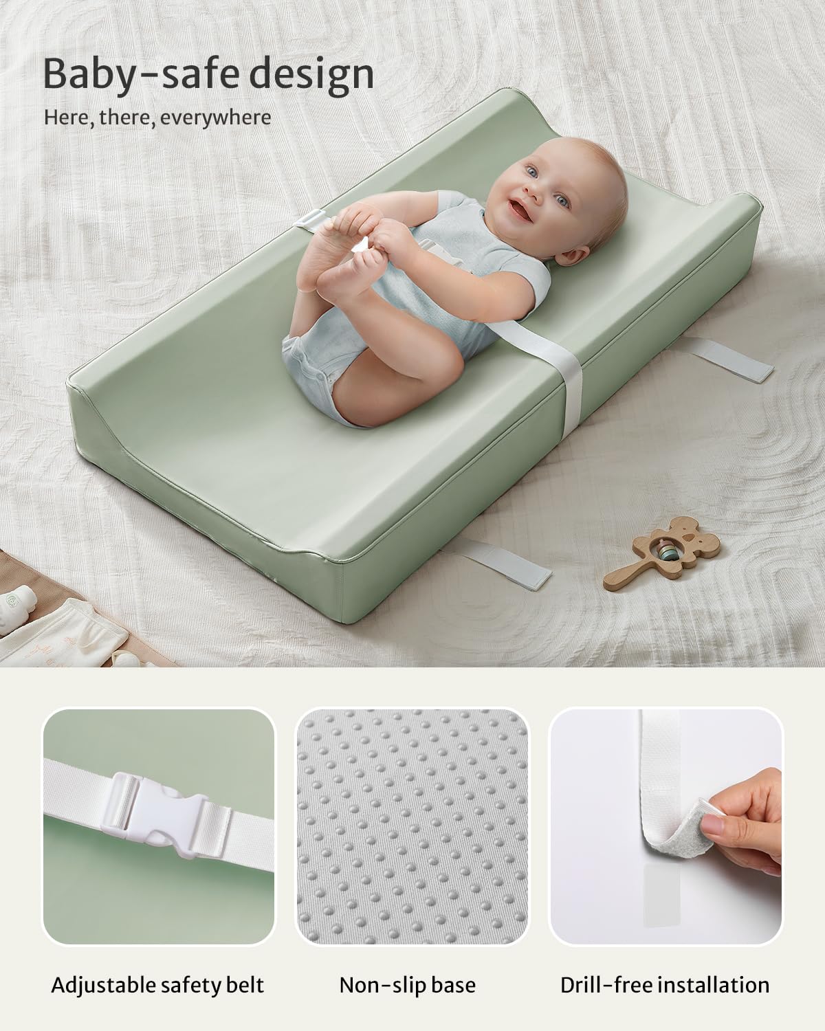 Blissful Diary PVC-free materials for baby safety and peace of mind.