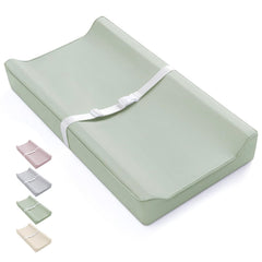Blissful Diary changing pad waterproof cover for quick wipe-clean changes.