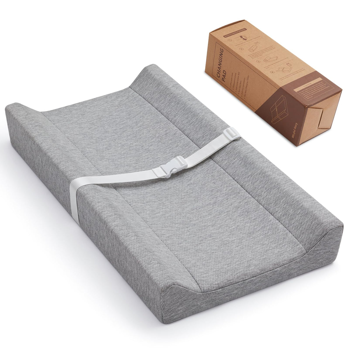 Blissful Diary changing pad with waterproof lining for mess-free diaper changes