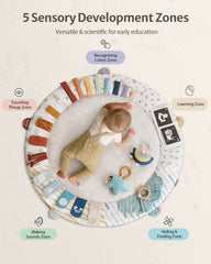 Blissful Diary Montessori high-contrast ball detaches for visual focus during play