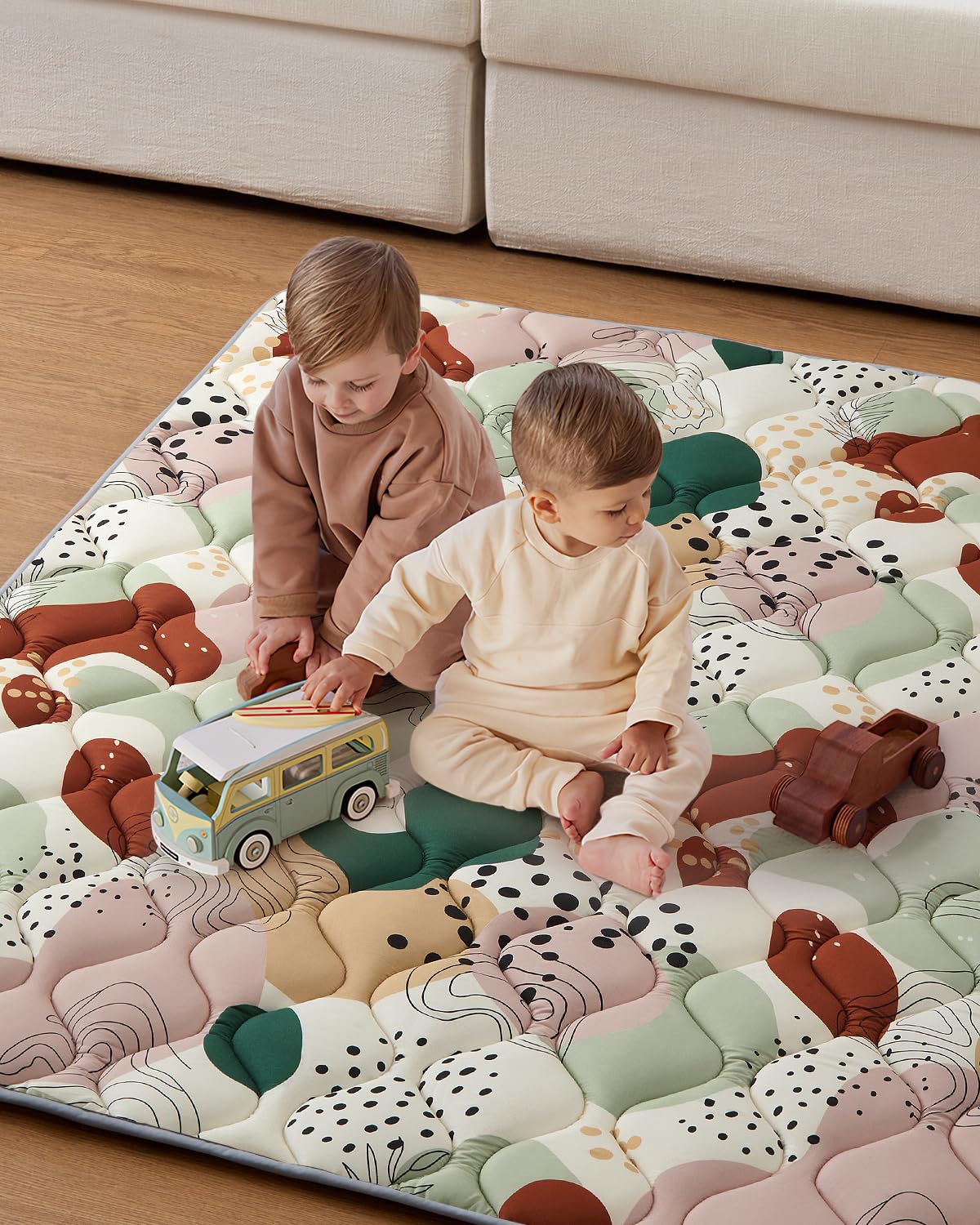 Blissful Diary mat folds flat for tidy storage after use.