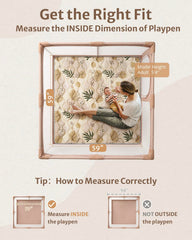 Blissful Diary mat with thick cushion supports soft landings during crawling